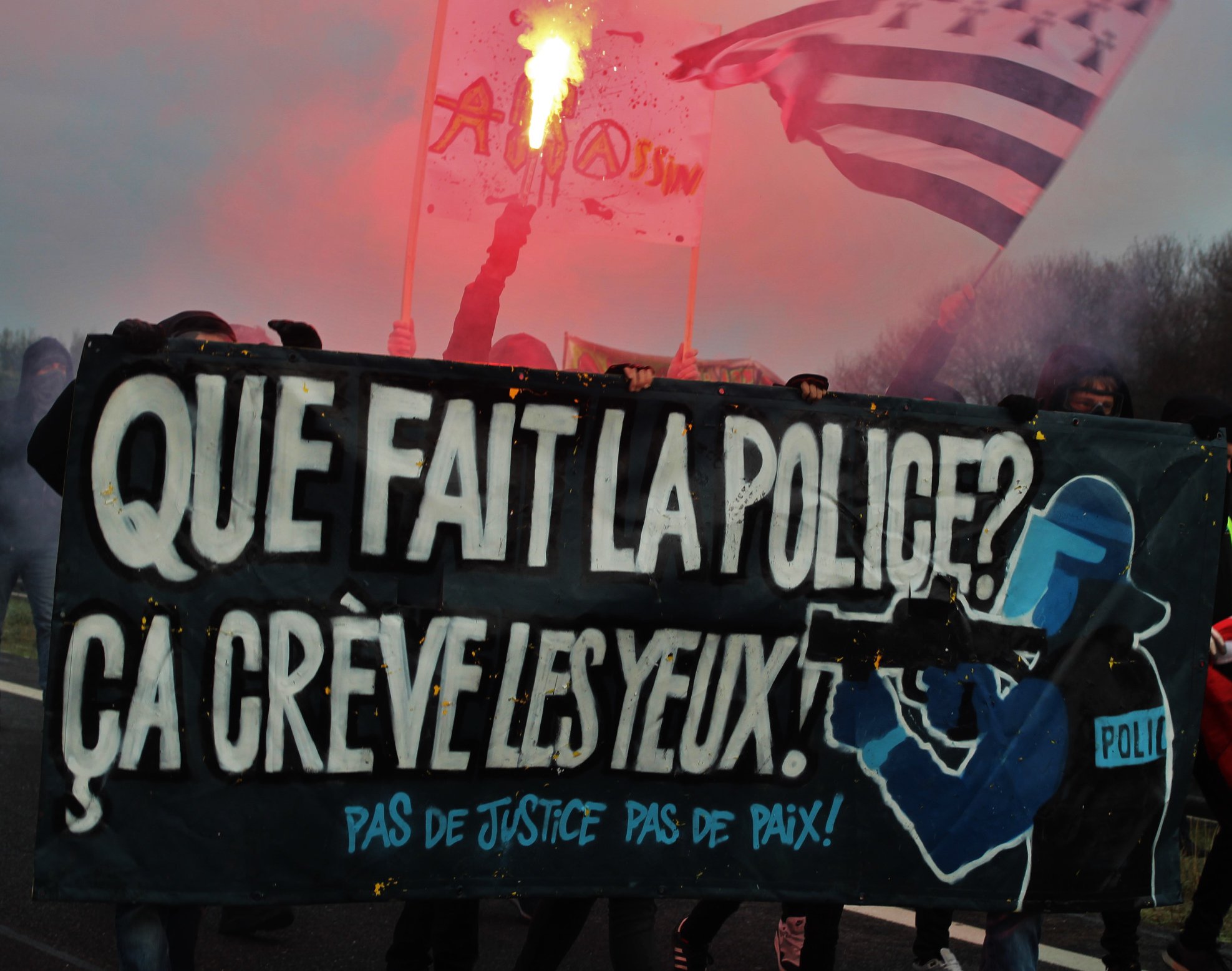 Manifestations Gilets Jaunes 5 Janvier à Nantes Et St