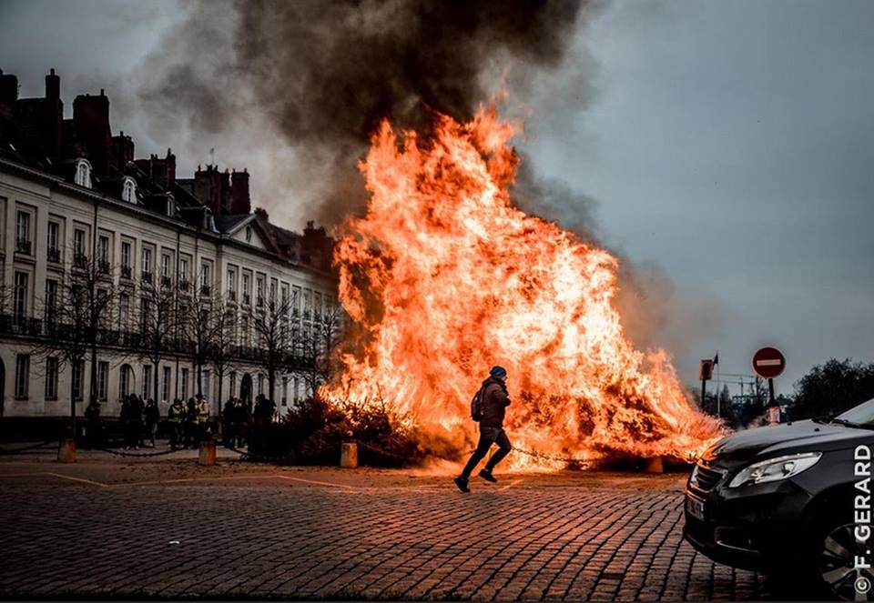 Manifestations Gilets Jaunes 5 Janvier à Nantes Et St