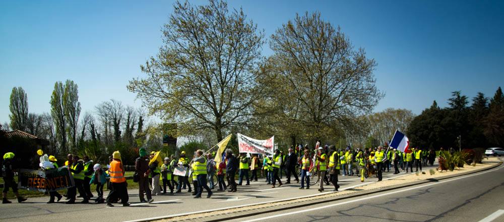 Manifestation Gilets Jaunes Crest Du 13 Avril Un Beau