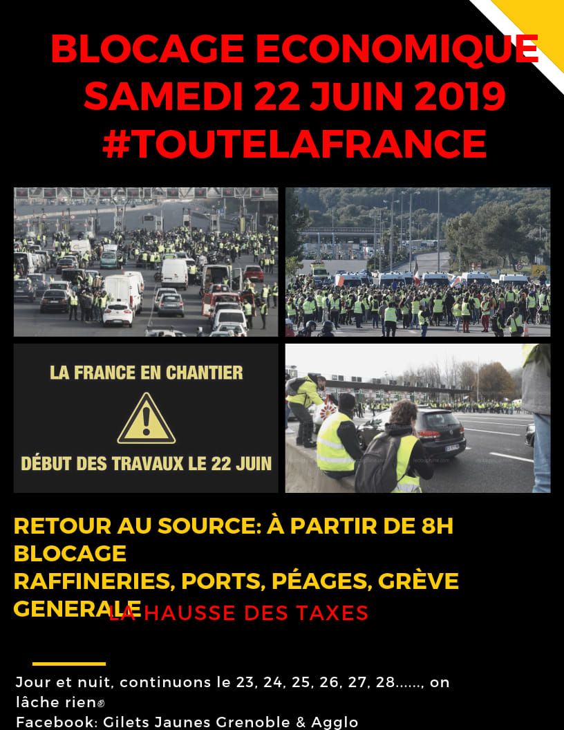 Gilets Jaunes Revue De Presse Du 15 16 17 18 Juin