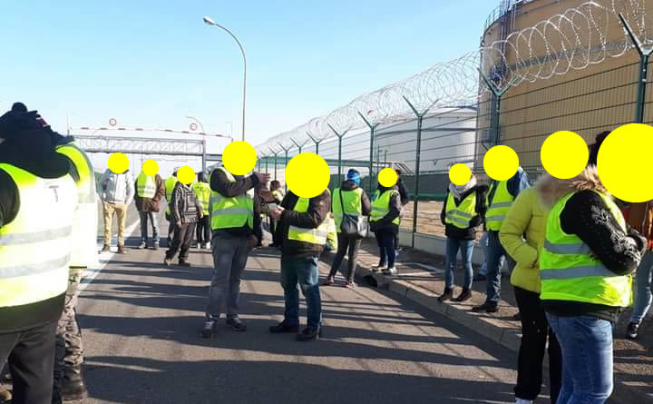 Dépôt Pétrolier Portes Les Valence Blocage Par Gilets