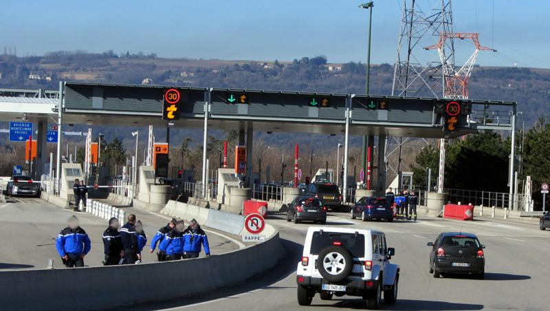 Gilets Jaunes à Valence Samedi 16 Février Péage Gratuit à