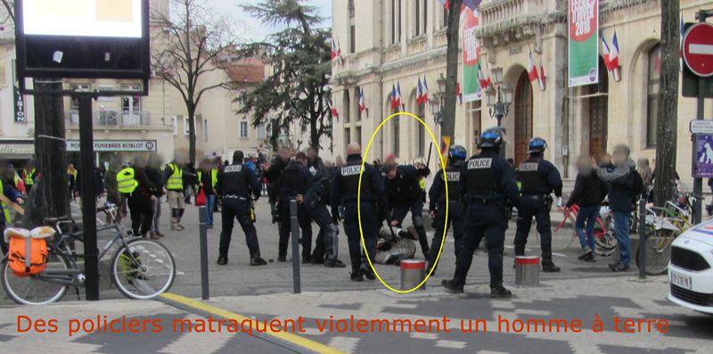 Valence 8 Décembre Blocages Manifs Violences Policières