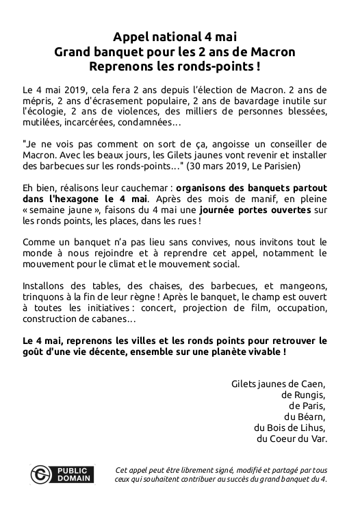 Gilets Jaunes Revue De Presse Des 10 11 12 Avril